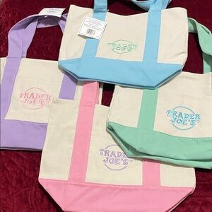 Trader Joe’s canvas bags pack of 4